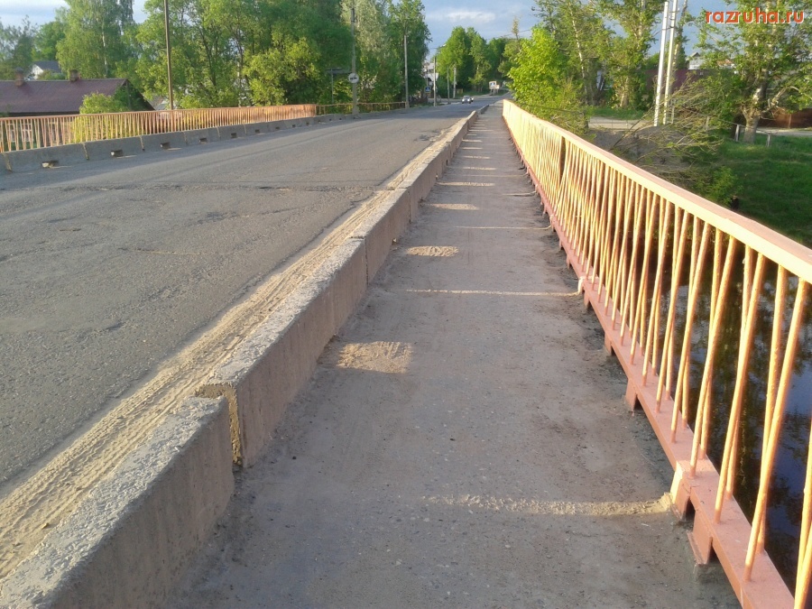Лежнево - Мост через реку Ухтохма в п.Лежнево