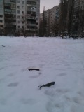 Курск - Лавка в снегу